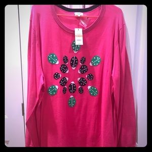 Womens Plus Crown & Ivy sweater 3x
